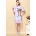 Cheap and Beautiful Factory Price Robe florale et robe brodée